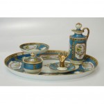 vintage noritake handpainted porcelain vanity set