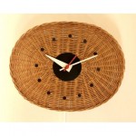 vintage original george nelson for howard miller basket clock
