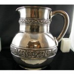 vintage tiffany sterling silver water pitcher