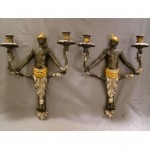 vintage venitian figural blackamoor wall sconces