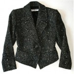 vintage yves saint laurent tweed jacket