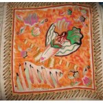 vintage zandra rhodes silk abstract scarf