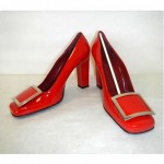 vintage ysl patent leather pumps