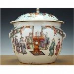antique 19th chinese porcelain tureen and cover
