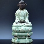 antique chinese ceramic buddha