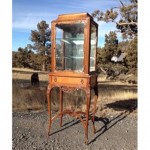 antique victorian curio cabinet