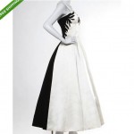 vintage 1940s emma domb satin and velvet dress