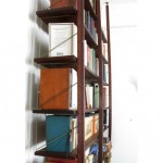 vintage 1956 cado attributed teak bookcase