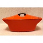 vintage 1958 raymond lowey for le creuset dutch oven