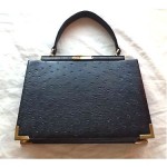 vintage 1960s dorian ostrich handbag