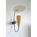 vintage french modernist wall lamp