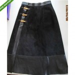 vintage gucci suede skirt