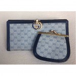 vintage gucci wallet and coin purse set