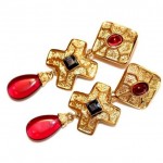 vintage guy laroche earrings