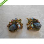 vintage har dragon earrings