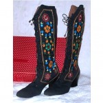 vintage jerry edouard embroidered boots