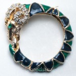 vintage kenneth jay lane ram bracelet