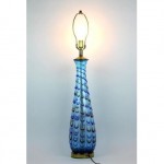 vintage mid-century murano glass lamp