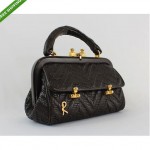 vintage pre-owned roberta di camerino woven leather handbag