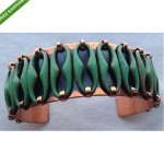 vintage renoir matisse copper enamel bracelet