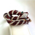 vintage trifari snake garden of eden bracelet