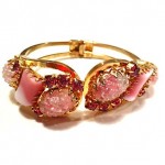 vintage juliana rhinestone clamper bracelet