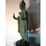 antique 13th century bronze buddha