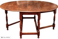 antique 18th century english gate-leg dining table
