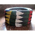 antique 1900s beaded african tribal bracelet