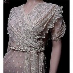 antique art deco lace dress