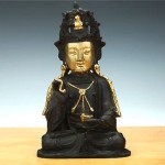 antique chinese bronze buddha