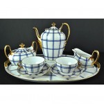 vintage 1930s art deco porcelain coffee tea set