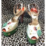 vintage 1940s creations by henri platform heels