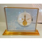 vintage 1950s jaeger lecoultre mantel clock with original box and paper work