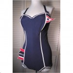vintage 1950s nautical swimsuit