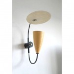 vintage 1950s wall lamp