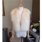 vintage 1960s fox fur gilet vest