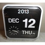 vintage 1970s wall flip clock