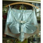 vintage NOS 1930s 1940s satin lingerie set