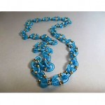 vintage archimede seguso glass necklace