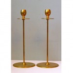 vintage brass candlesticks