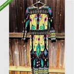 vintage giovanni print maxi dress