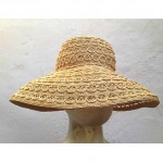 vintage hattie carnegie scalloped rafia hat for i magnin