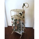 vintage italian tole shabby chic stand