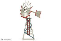vintage large folk art windmill