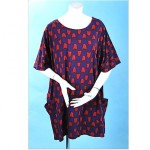 vintage marimekko cotton jersey tunic