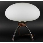 vintage mid-century laurel mushroom lamp