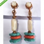 vintage miriam haskell earrings