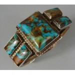 vintage navajo royston turquoise cuff bracelet