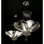 vintage pair 1930s glass ceiling fixtures